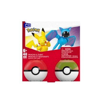 Mega pokÉmon pokÉball - pikachu a zubat