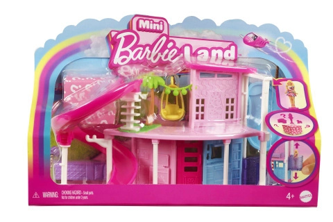Barbie Mini Barbieland Dům s tobogánem