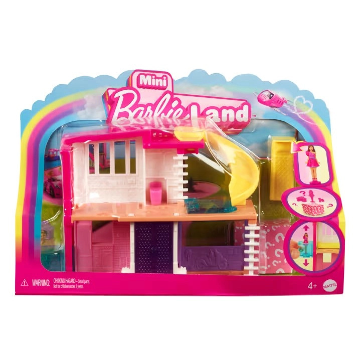 Barbie Mattel MiniLand domeček Malibu dům s doplňky a panenkou