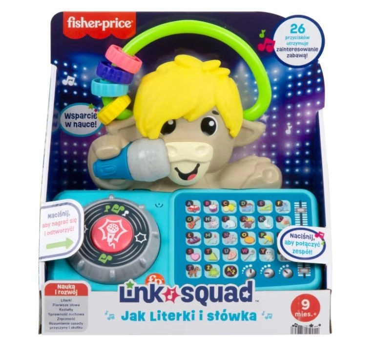 Interaktivní hračka Fisher-Price Link Squad abeceda a slova