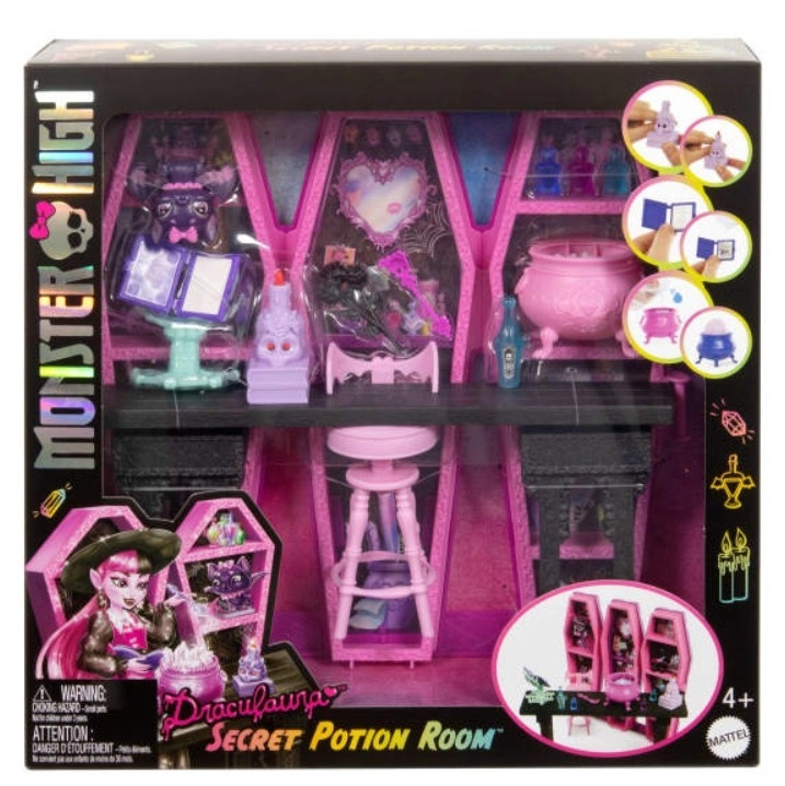 Zábavná sada Monster High Draculaura - Tajná místnost elixírů