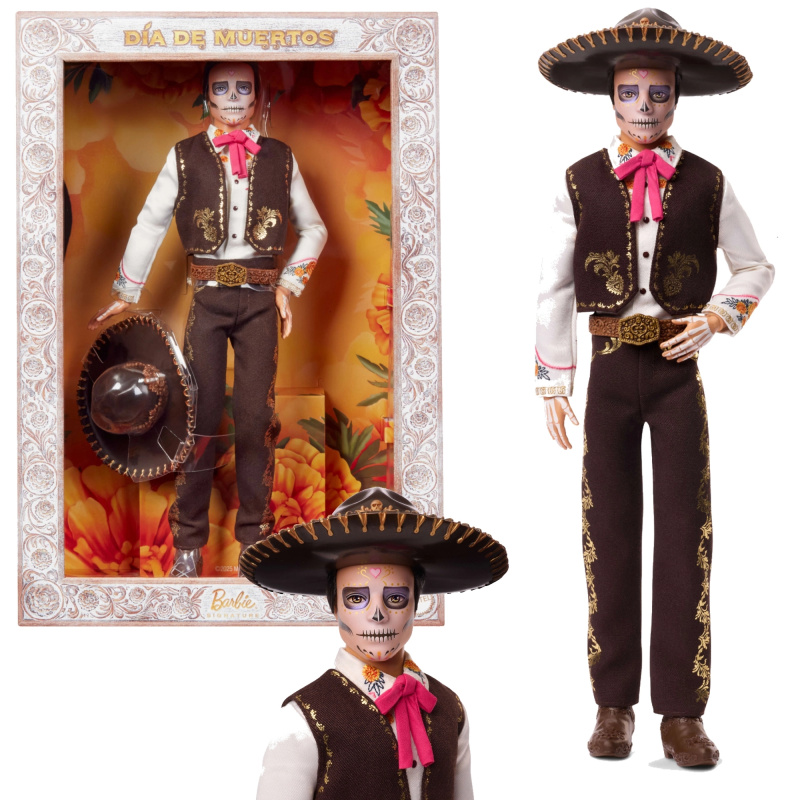 Barbie Ken kolekcionářská panenka Dia de Muertos