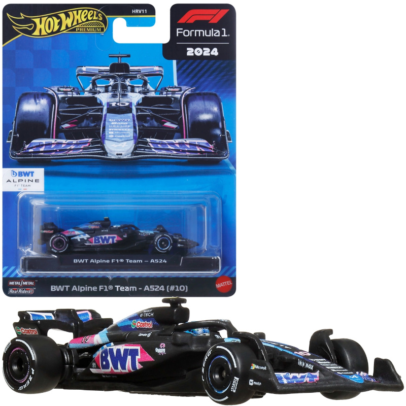 Hot Wheels Premium formule 1 2024 BWT ALPINE F1 Team A524 #10