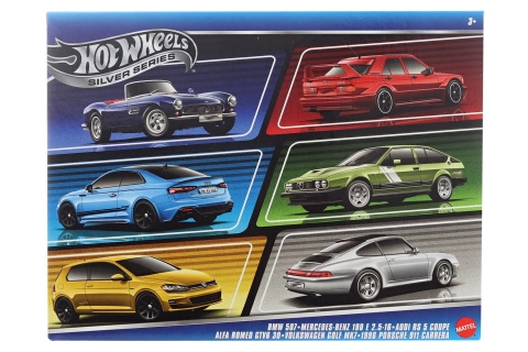 Hot Wheels evropská sběratelská sada autíček 1:64