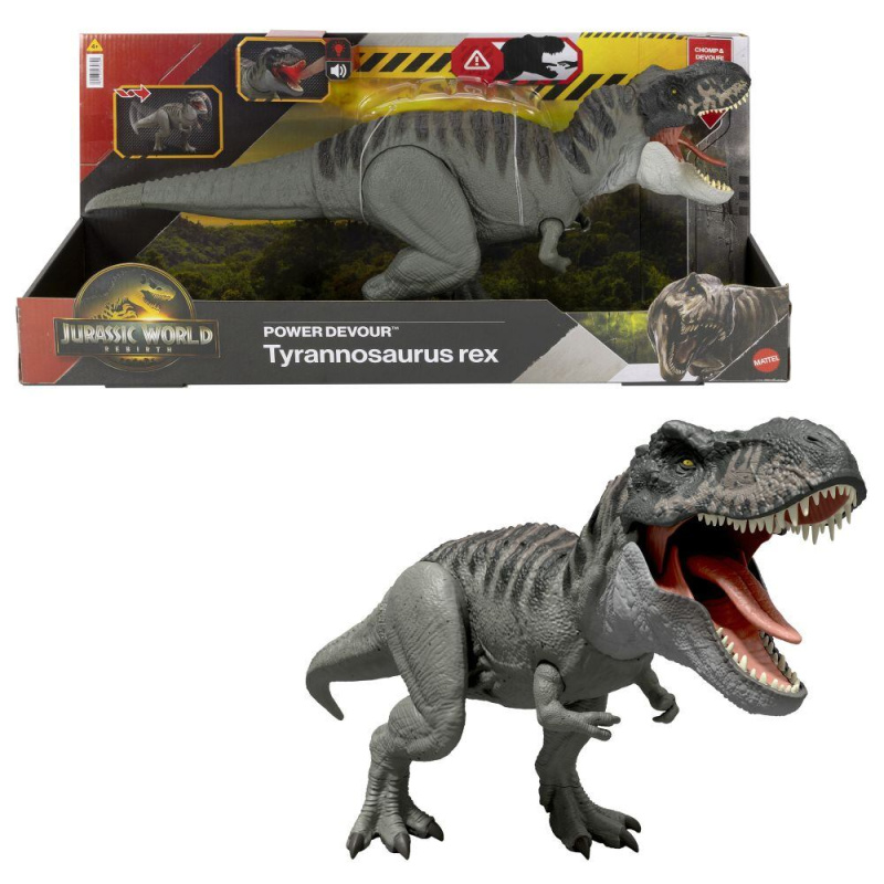 Interaktivní dinosaurus T‑Rex JURASSIC WORLD se světly a zvuky