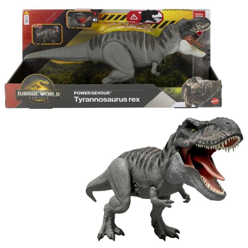 Interaktivní dinosaurus T‑Rex JURASSIC WORLD se světly a zvuky
