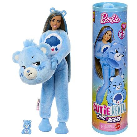 Barbie Cutie Reveal Care Bears Series a doplňky Grumpy Bear