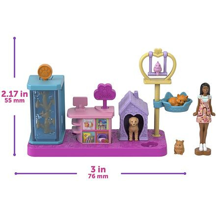 Mattel Barbie MINI BARBIELAND HERNÍ SET ZVERIMEX