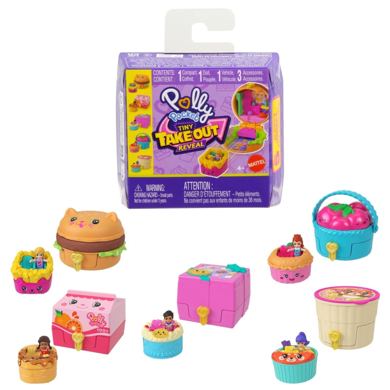 Polly Pocket Snacky Pojízdný Set