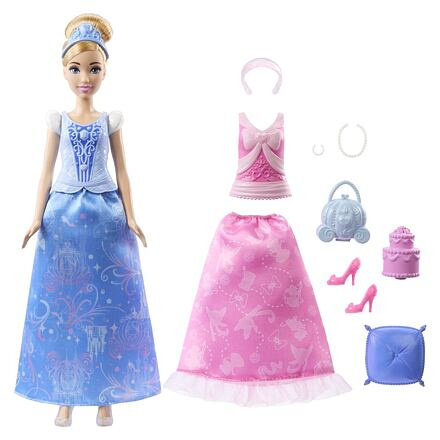 Mattel Disney Princess Fashion vyprávění příběhů Popelka