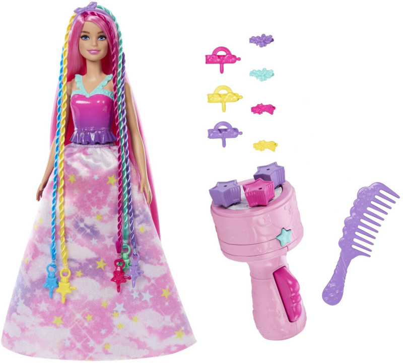 Barbie Princezna s kadeřnickými doplňky