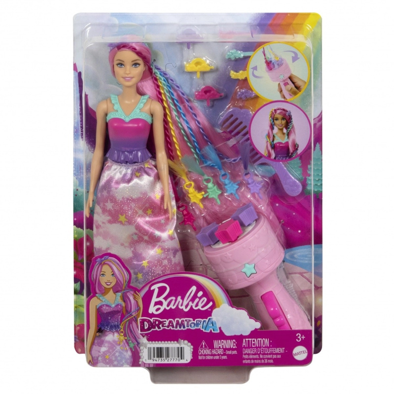 Barbie Princezna s kadeřnickými doplňky