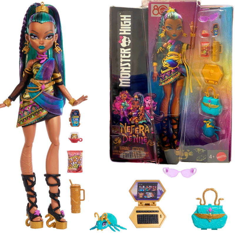 Monster High Nefera De Nile panenka 28 cm s doplňky