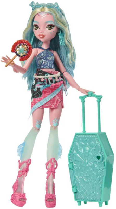 Monster High Lagoona Blue – kufřík s tajemstvími a doplňky 28 cm