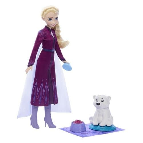 panenka disney frozen elsa a lední medvídek s doplňky