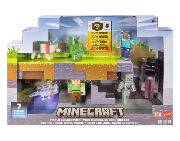 Sada figurek Minecraft Kreativci