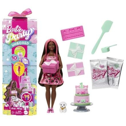 Barbie Party Reveal růžová JFG71