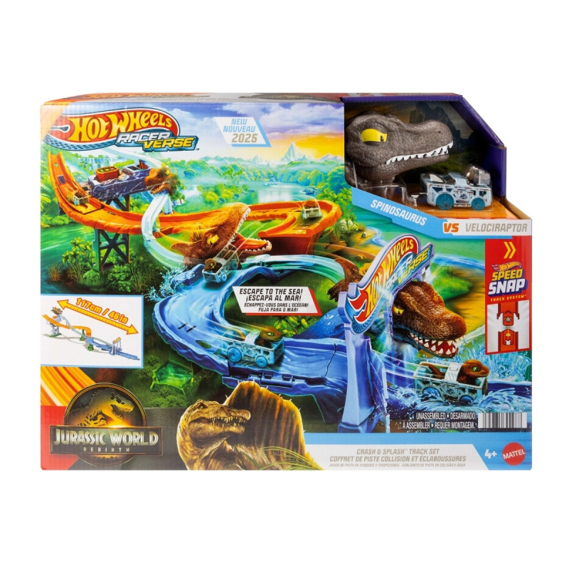 Hot Wheels RacerVerse Jurassic World Mořská dinosauří honička