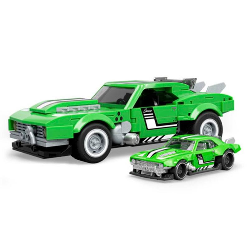Stavebnice MATTEL BRICK SHOP HOT WHEELS Speed Series Custom ’68 Camaro, 289 dílků