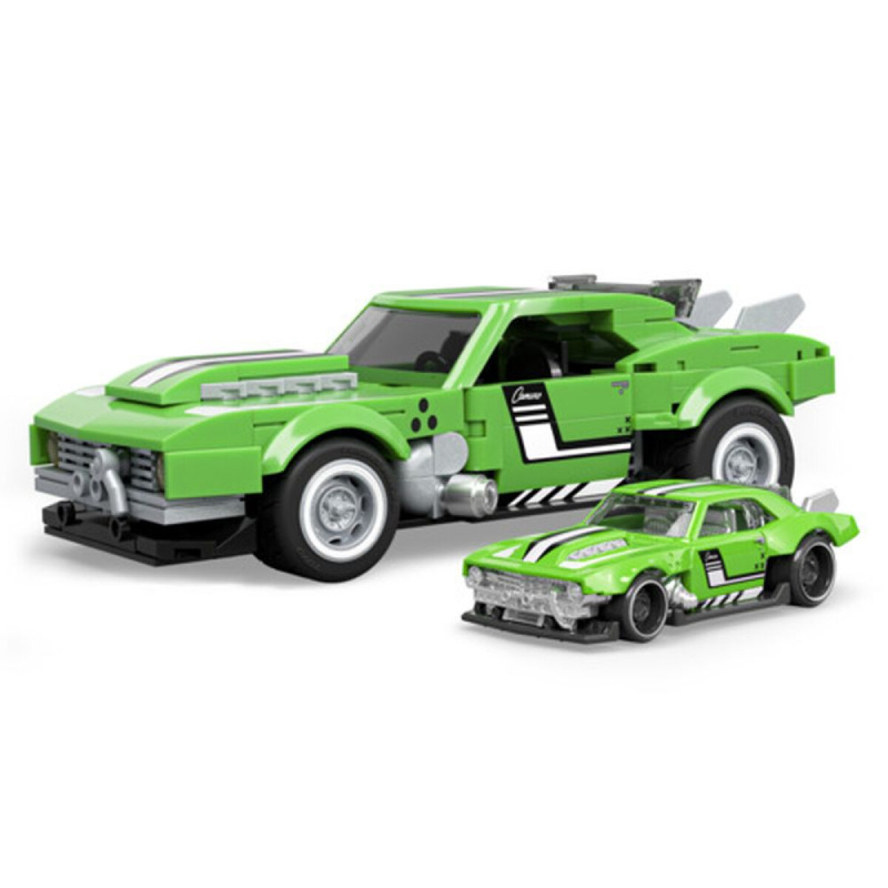 Stavebnice MATTEL BRICK SHOP HOT WHEELS Speed Series Custom ’68 Camaro, 289 dílků