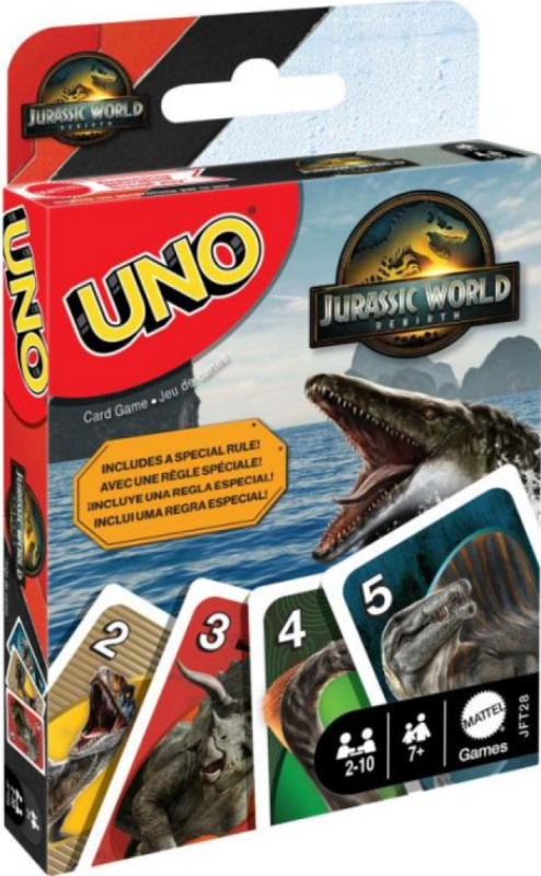 Mattel UNO Jurský svět 4