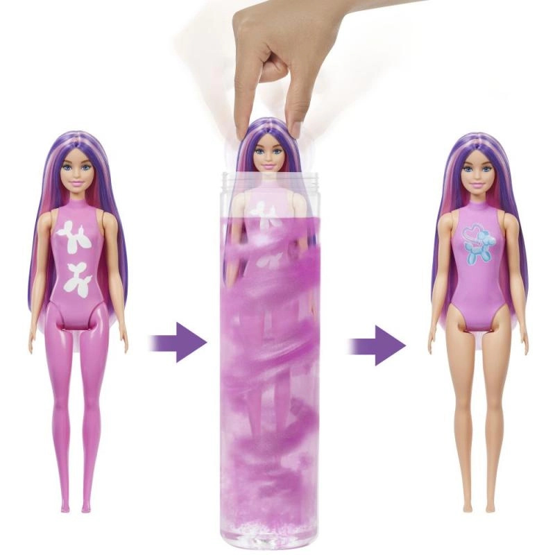 Barbie Color Reveal panenka – balónková zvířátka (asort)