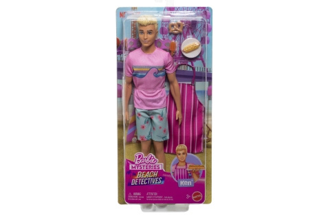 Barbie Ken s plážovými doplňky