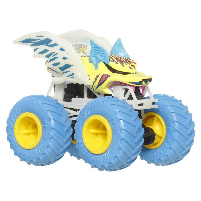 Hot Wheels Monster Trucks svítící ve tmě 1:64