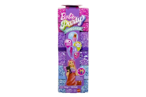 Mattel Barbie Party Reveal Barbie Glam party - červená