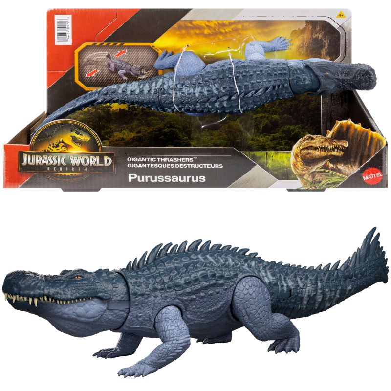 Jurassic World Rebirth Purussaurus figurka 35 cm
