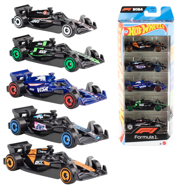 Mattel Hot Wheels 5ks Angličák - Závodní