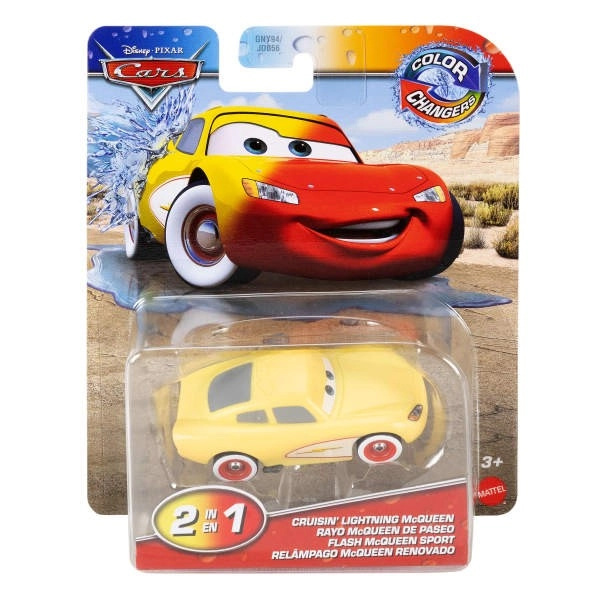 Pojízdné Auta s funkcí změny barvy Cruisin McQueen