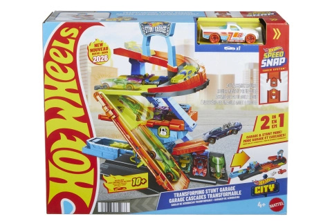 Hot Wheels City kaskadérská garáž, 3patrové parkování