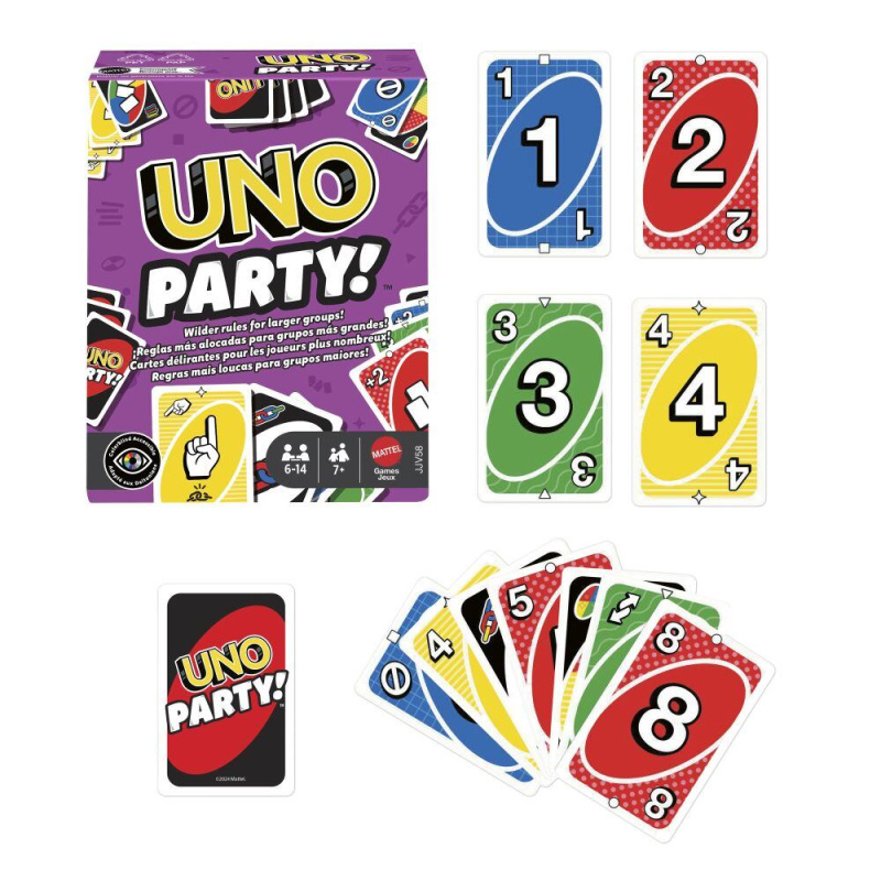 uno party – speciální párty edice karetní hry