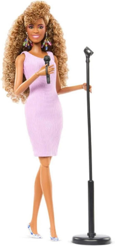 Mattel Barbie Signature sběratelská panenka Whitney Houston s mikrofonem
