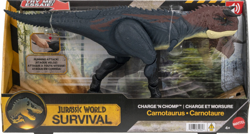 interaktivní figurka dinosaur jurassic world karnotaurus 20 cm se zvuky