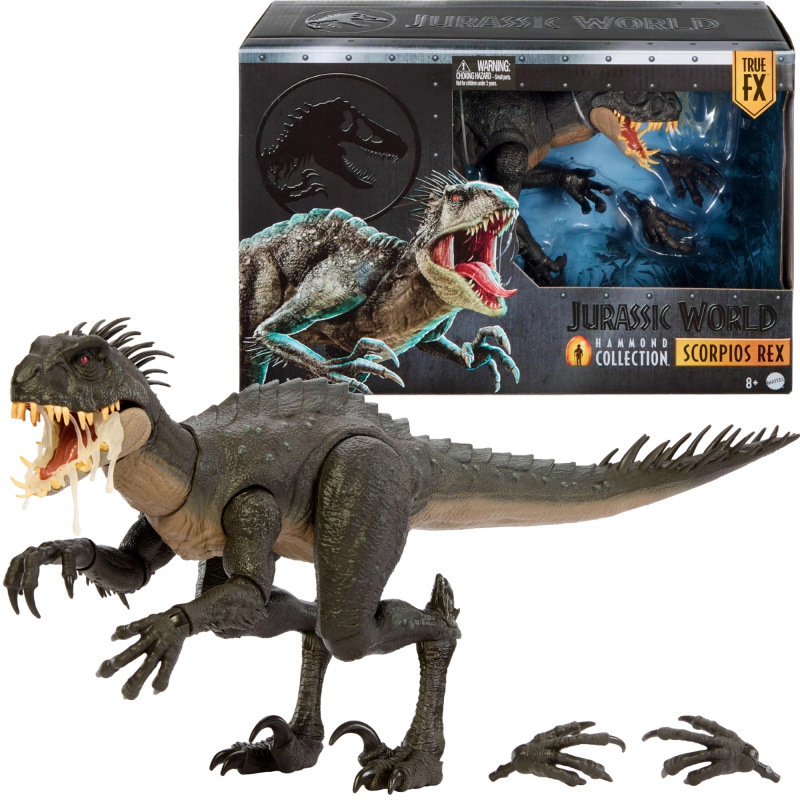 Mattel Jurassic World Hammond collection Scorpios rex – sběratelská figurka dinosaura 43 cm