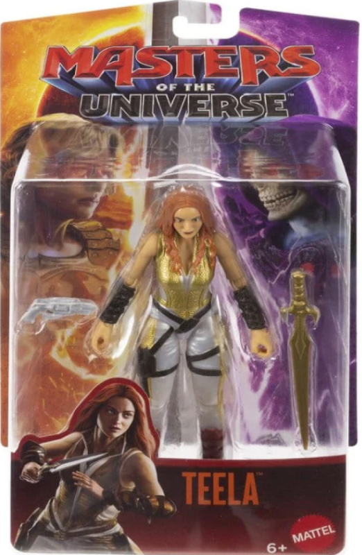 Mattel Masters of the Universe figurka Teela 13 cm s mečem a zbraní