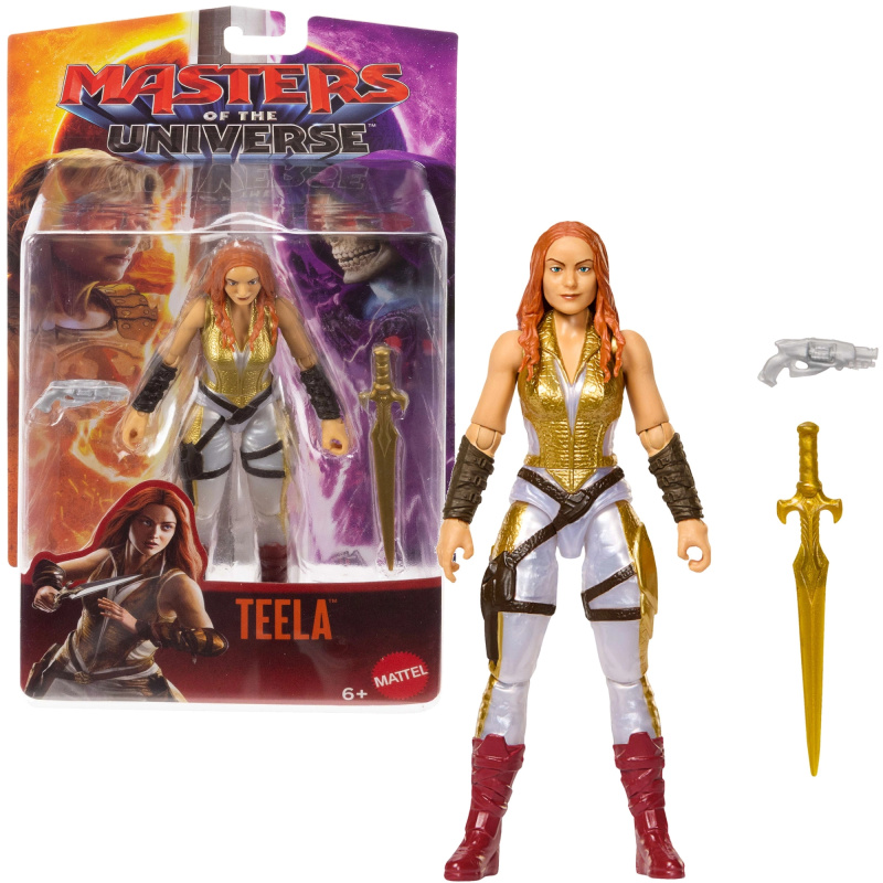 Mattel Masters of the Universe figurka Teela 13 cm s mečem a zbraní
