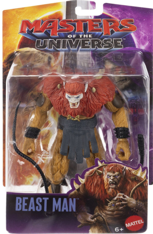 Mattel Masters of the Universe figurka Beast Man 14 cm s bičem