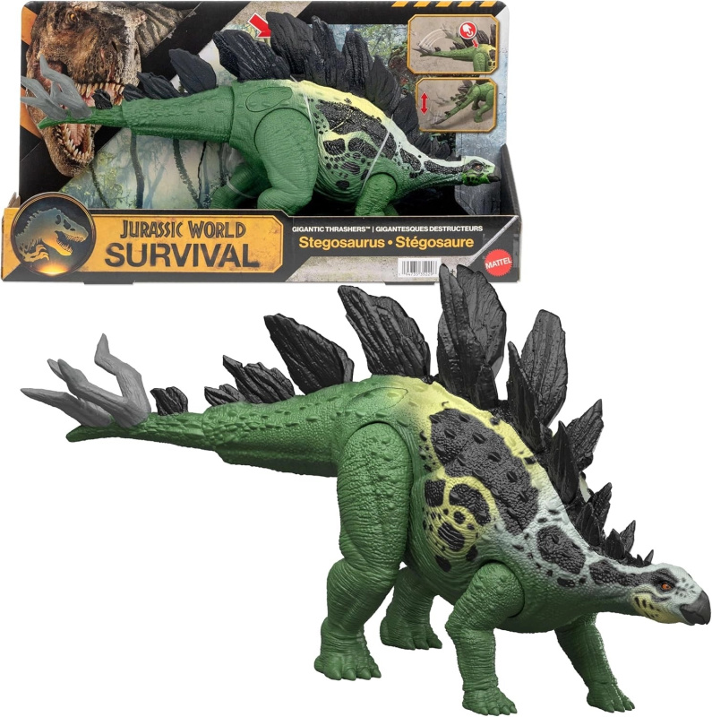 Jurassic world stegosaurus – gigantický útok