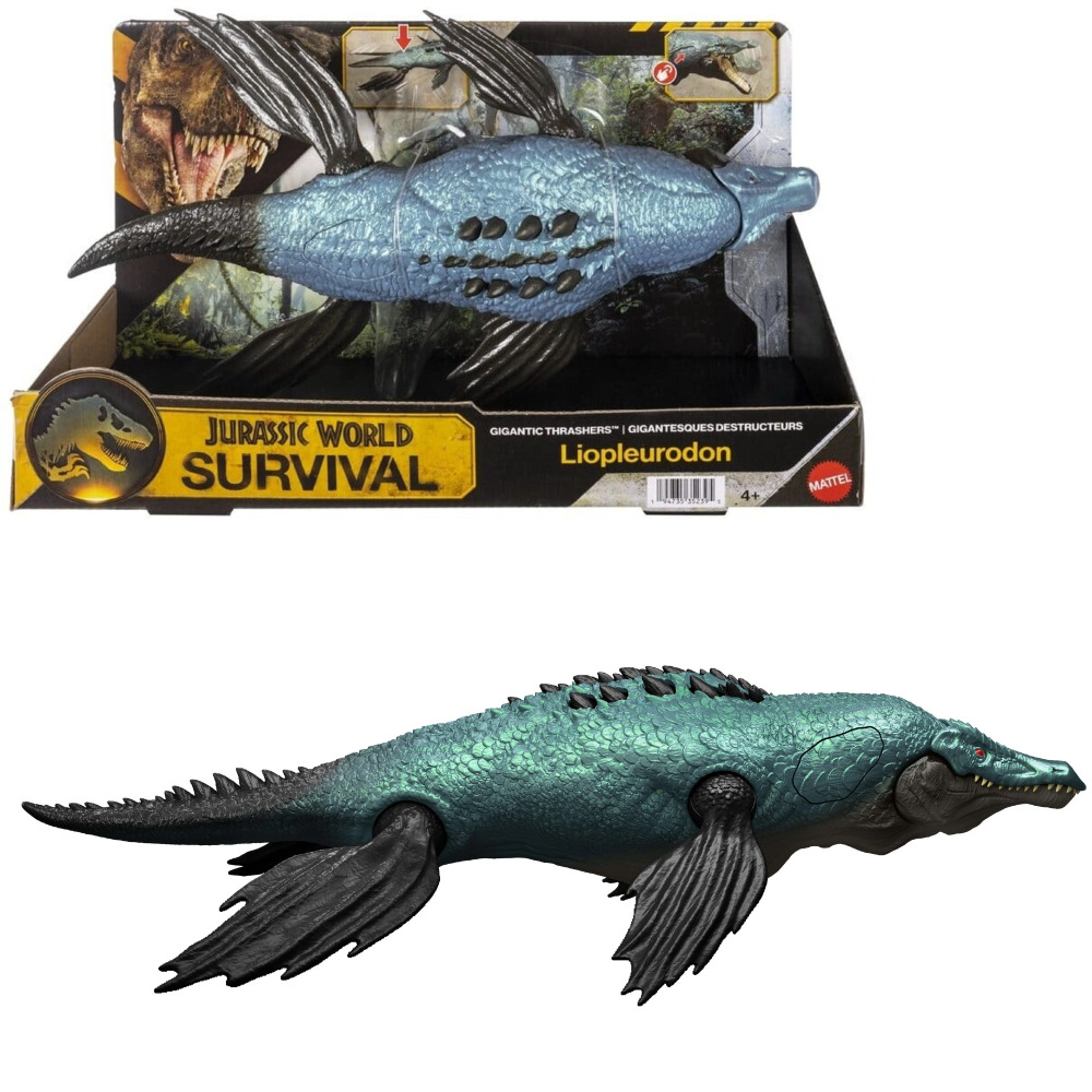 Figurka mořského dinosaura Jurassic World Liopleurodon 36 cm