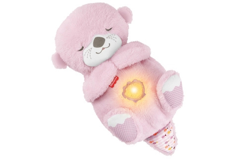 Fisher Price Mazlivá a uklidňující růžová vydra