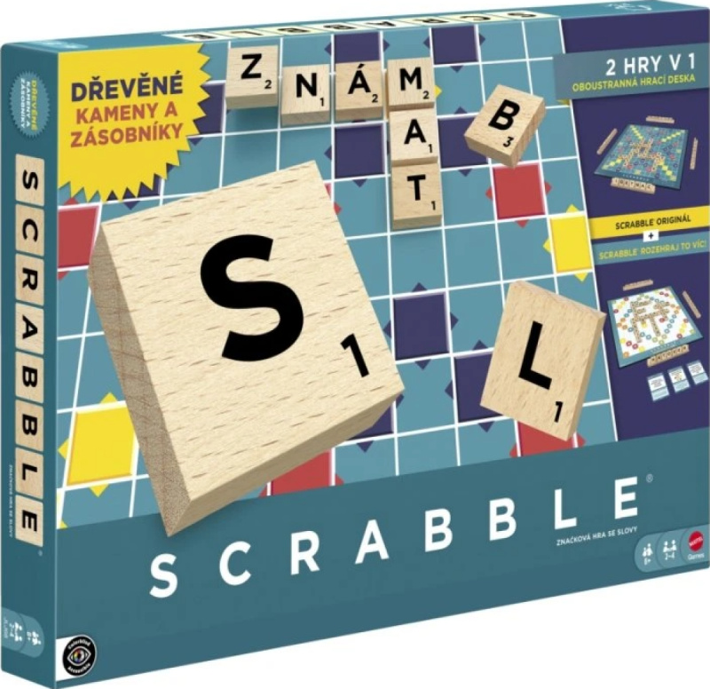 Scrabble dřevěná edice