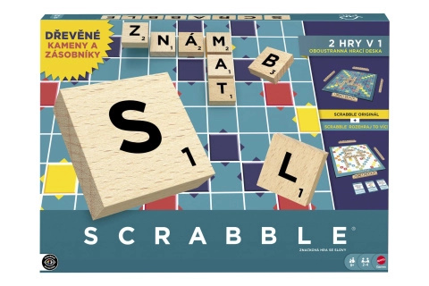 Scrabble dřevěná edice