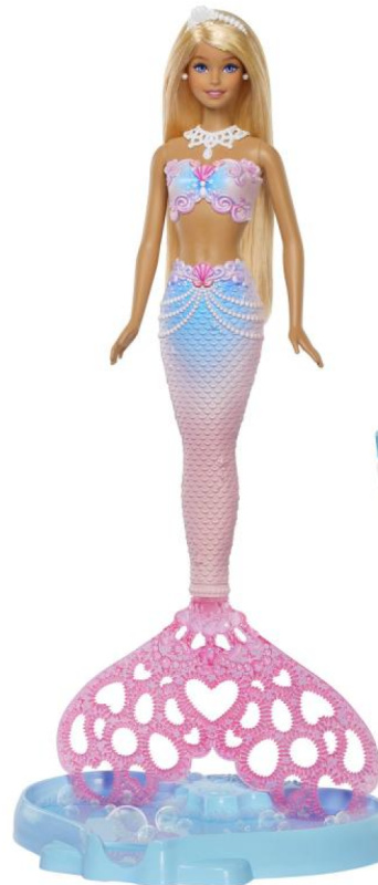 Barbie Bubbletastic mořská panna s bublinkovou ploutví