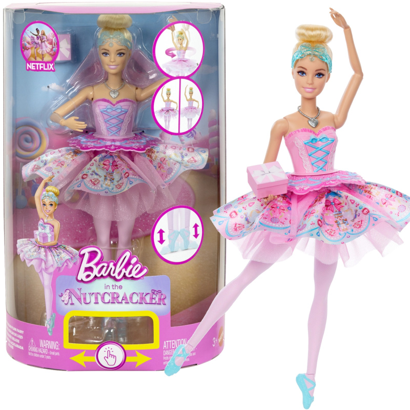 Barbie Louskáček baletka Clara se měnící sukní