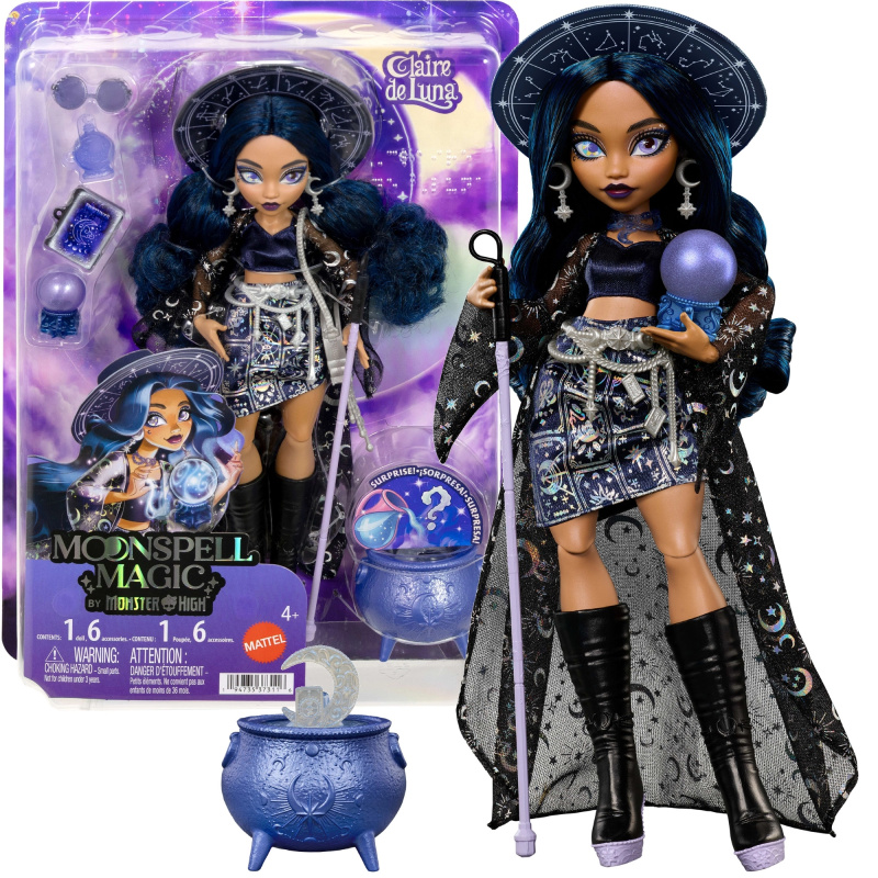 Monster High Moonspell magic panenka Claire de Luna 26 cm s doplňky