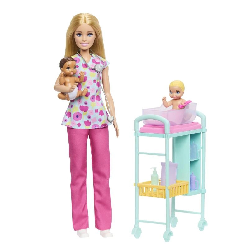 Mattel Barbie Herní set - povolání pediatrička