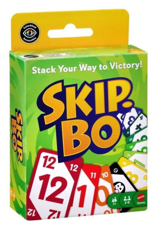 Mattel Skip-Bo karetní společenská hra